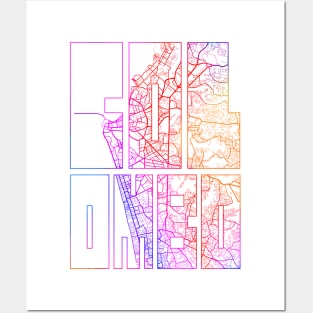 Colombo, Sri Lanka - Colorful City Map Typography - Colorful Posters and Art